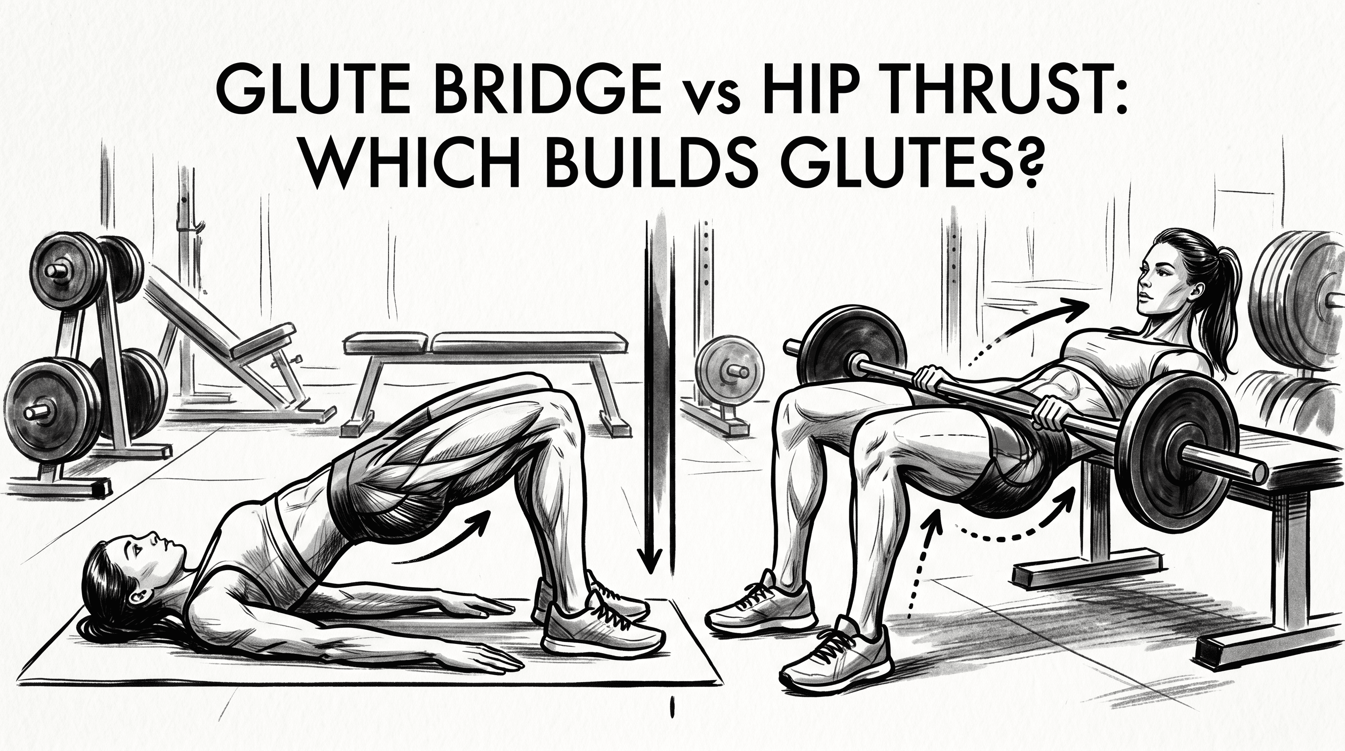 Glute Bridge vs Hip Thrust: Which Builds Glutes?