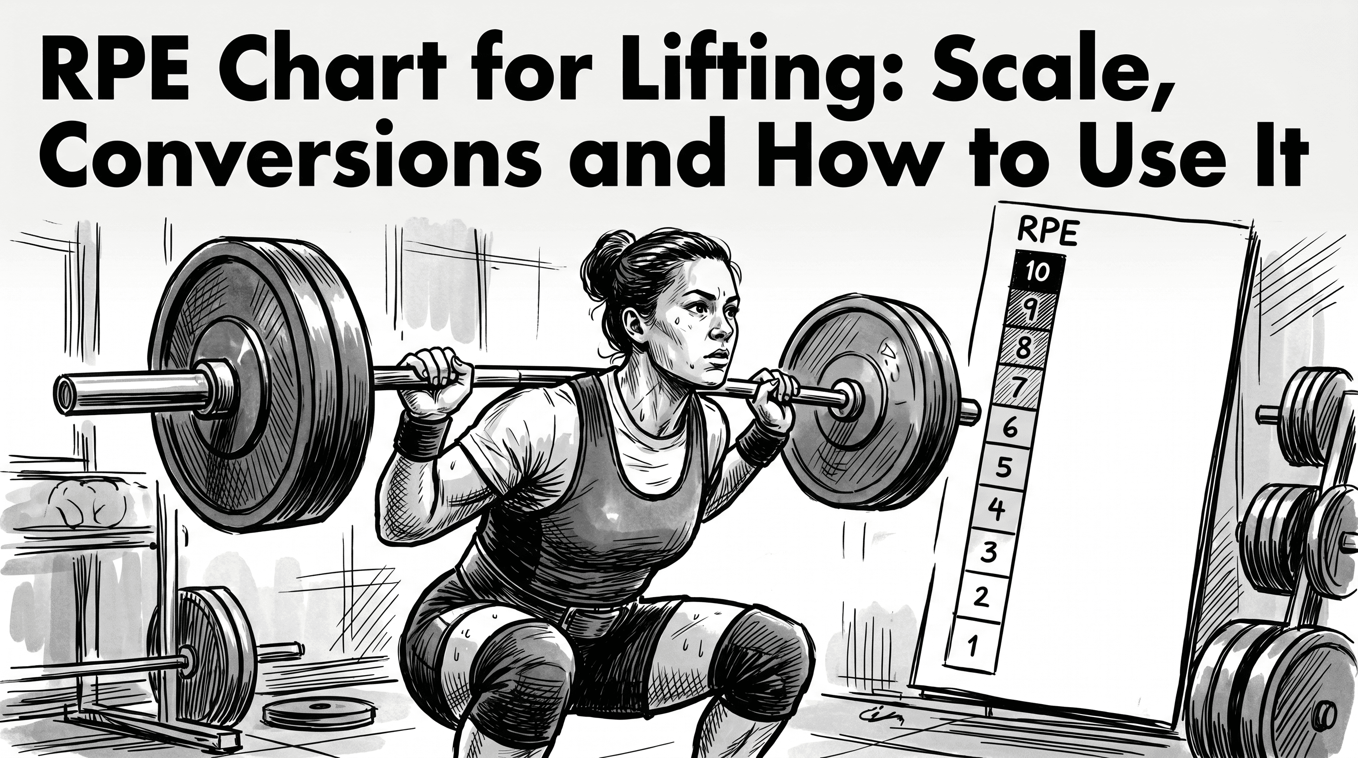RPE Chart for Lifting: Scale, Conversions & How to Use It