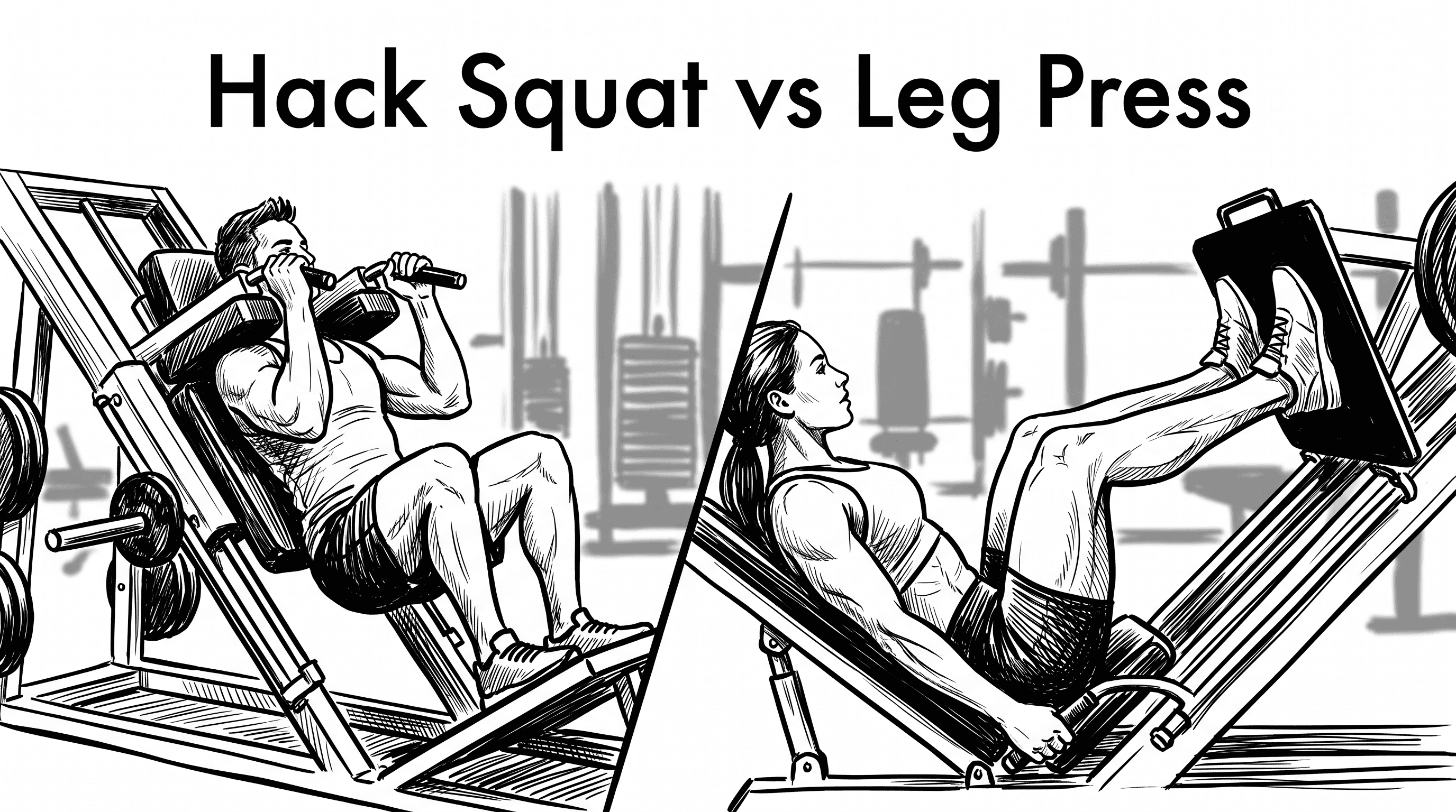 Hack Squat vs Leg Press: Which Builds More Muscle?