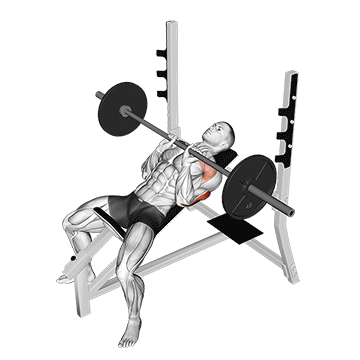 Incline Close Grip Barbell Bench Press demonstration