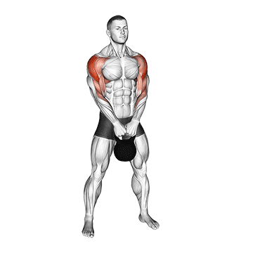 Kettlebell Upright Row demonstration