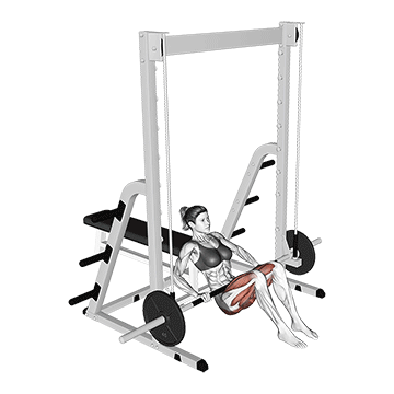 Smith Machine Hip Thrust demonstration