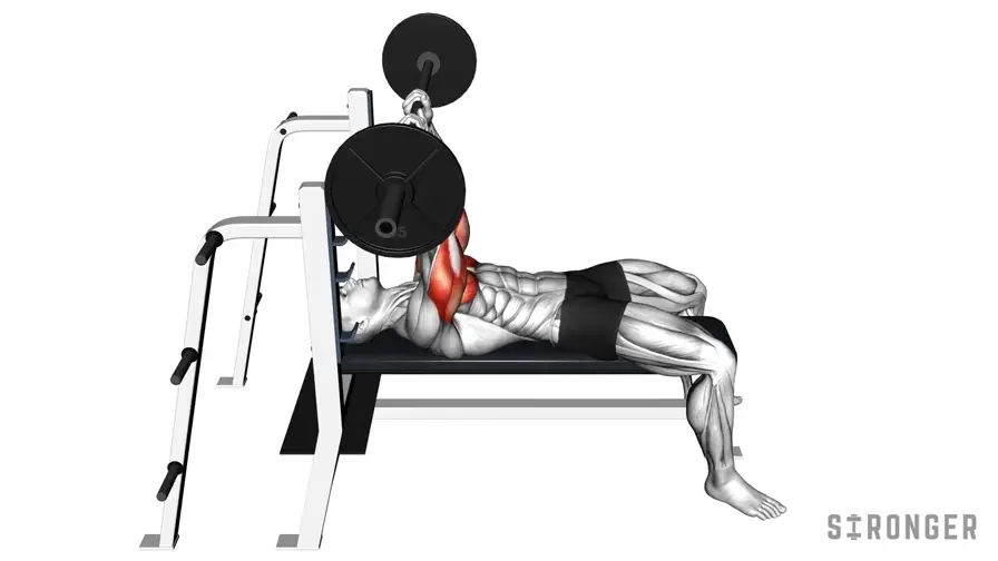 Barbell JM Press demonstration