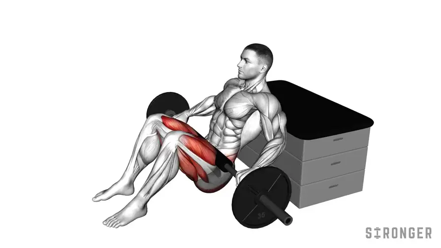 Barbell KAS Glute Bridge demonstration