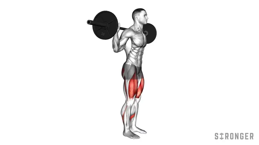 Barbell Reverse Lunge demonstration