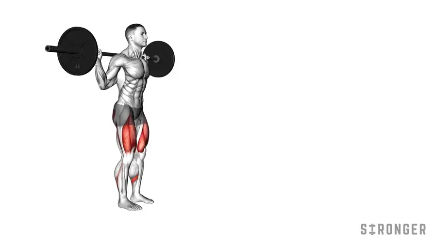 Barbell Walking Lunge demonstration
