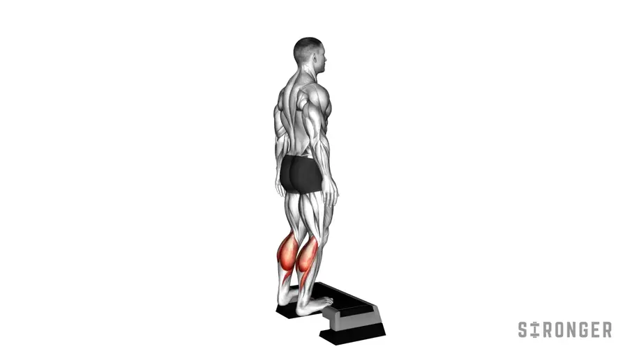 Bodyweight Elevated Calf Raise demonstration