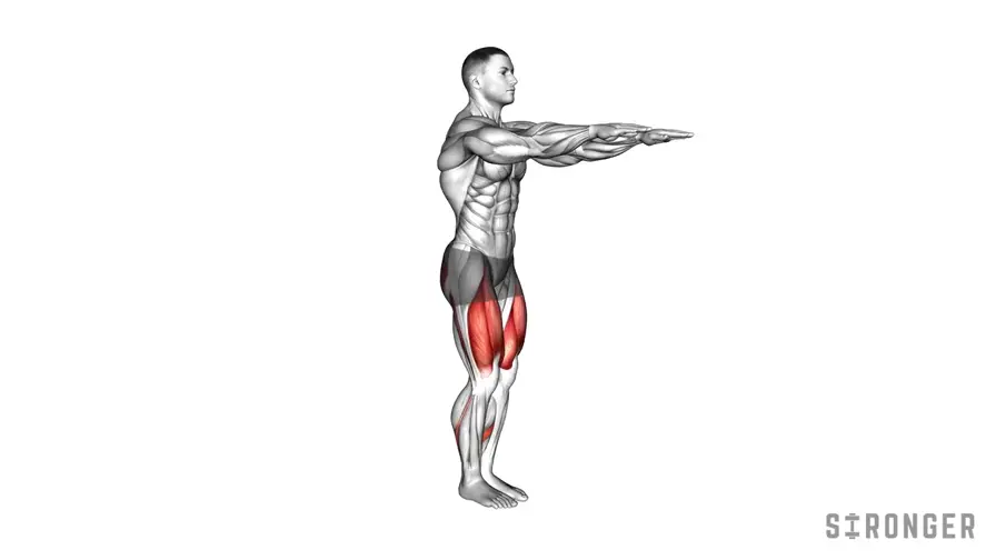 Bodyweight Pistol Squat demonstration