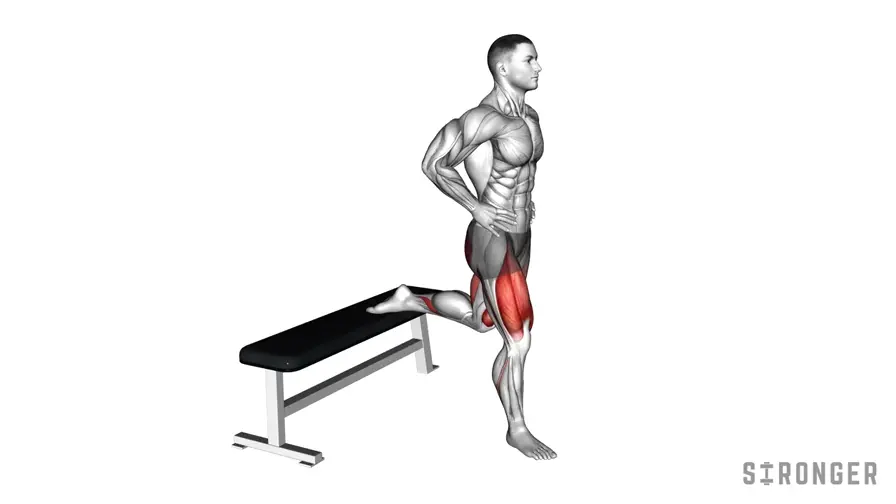 Bulgarian Split Squat demonstration