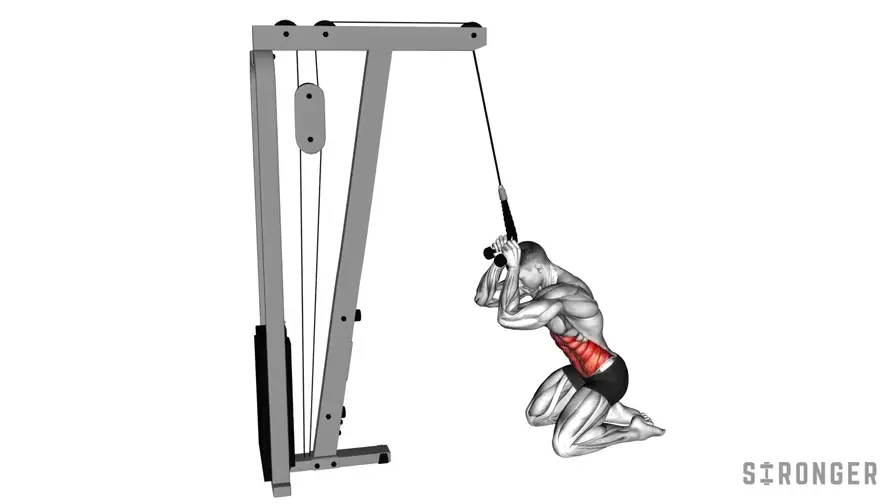 Cable Crunch demonstration