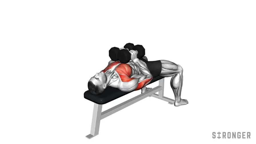 Dumbbell Hex Press demonstration