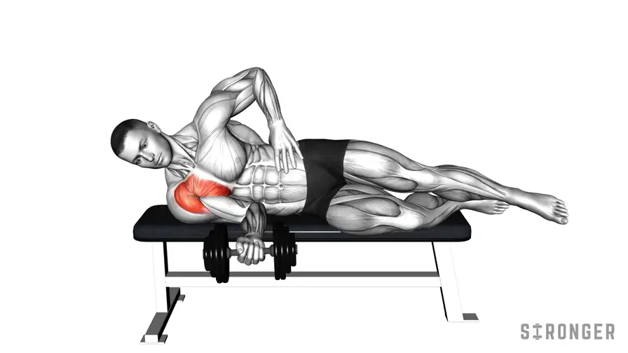 Dumbbell Internal Rotation demonstration