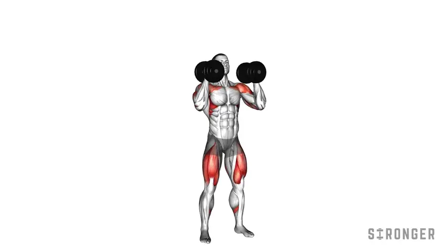 Dumbbell Push Press demonstration