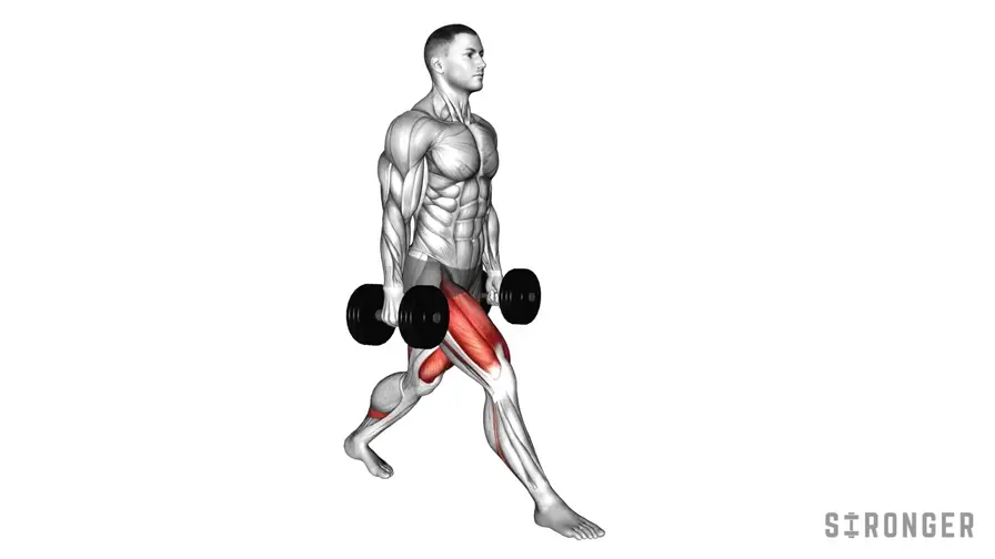 Dumbbell Split Squat demonstration