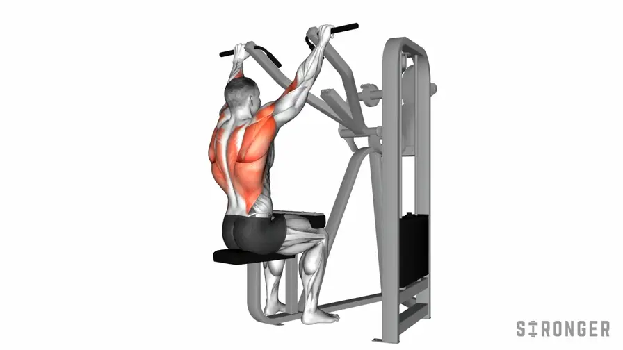 Iso Lateral Pulldown demonstration