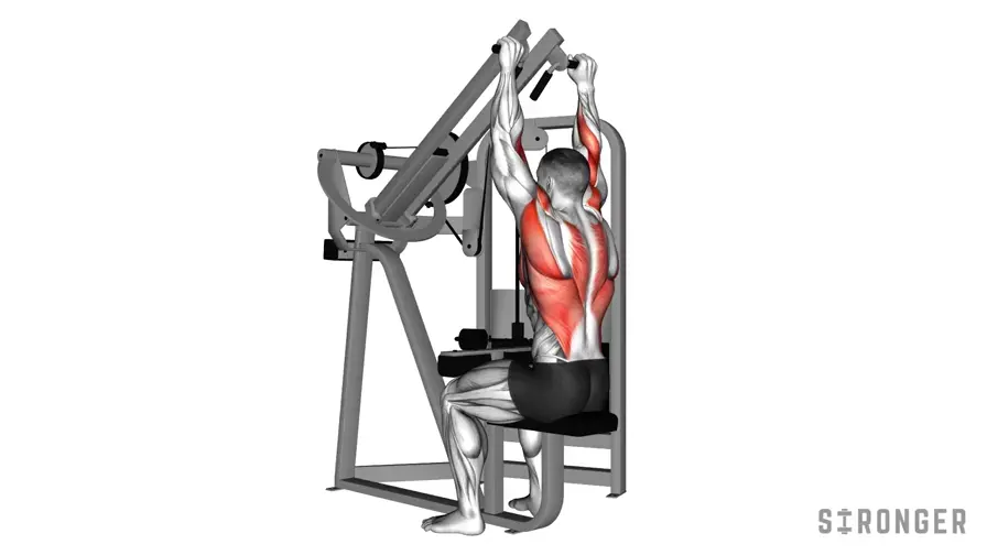 Iso Lateral Wide Pulldown demonstration