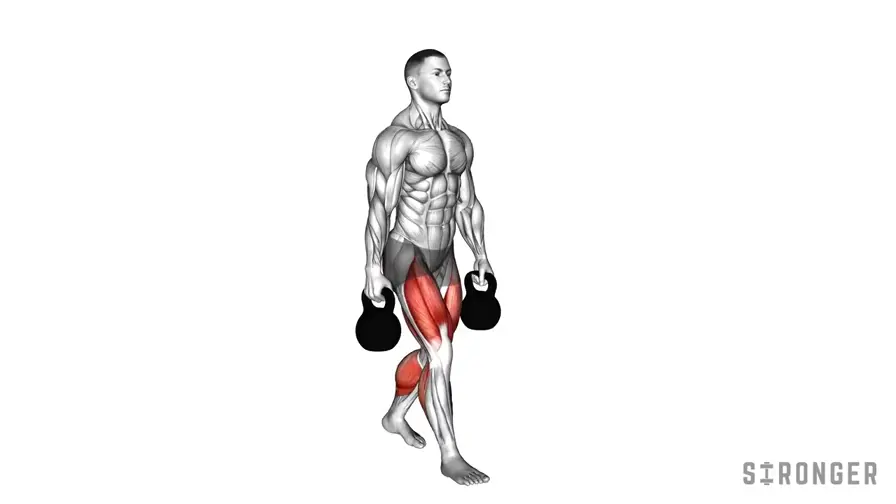 Kettlebell Farmer Carry demonstration