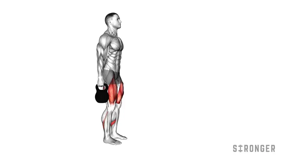 Kettlebell Front Lunge demonstration