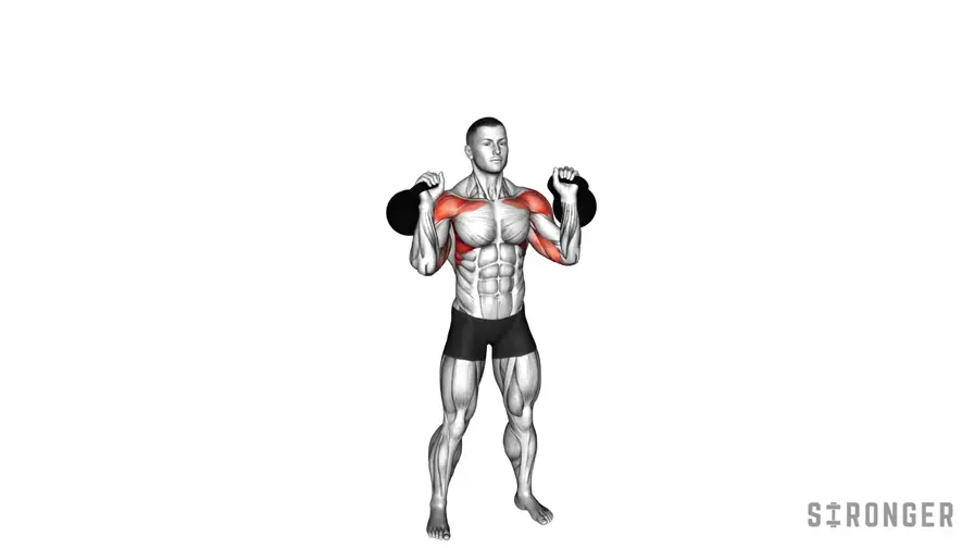 Kettlebell Military Press demonstration