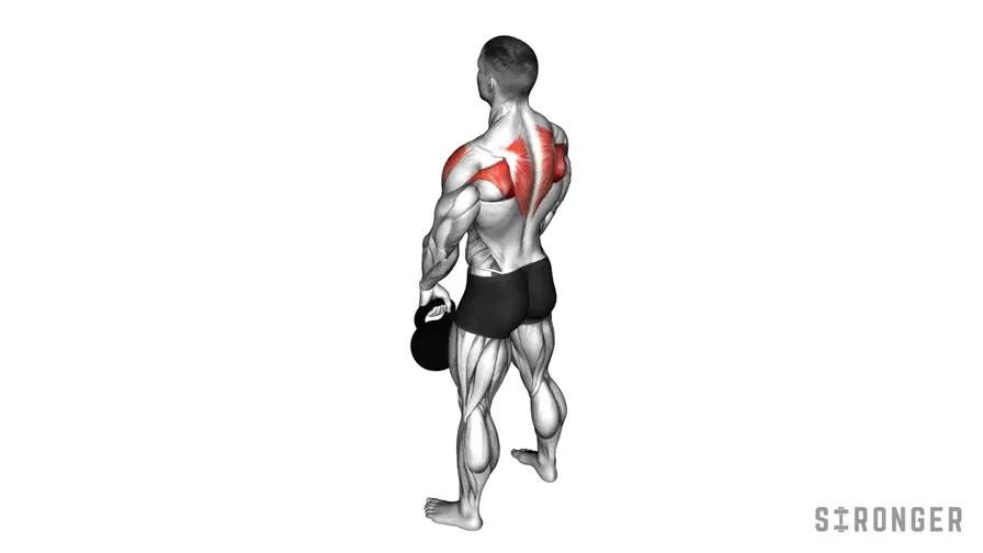 Kettlebell Upright Row demonstration