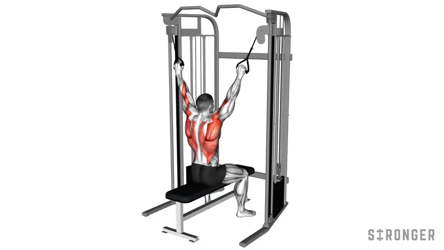 Neutral Close Grip Pulldown demonstration