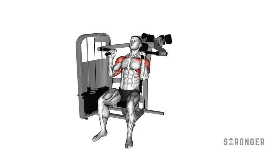 Neutral Grip Machine Shoulder Press demonstration