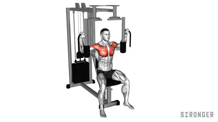 Pec Deck Machine demonstration
