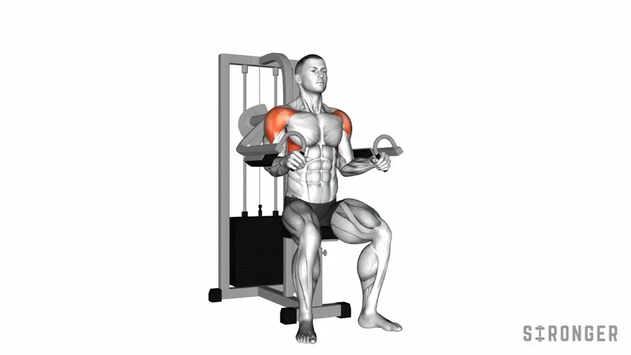 Plate Loaded Machine Lateral Raise demonstration