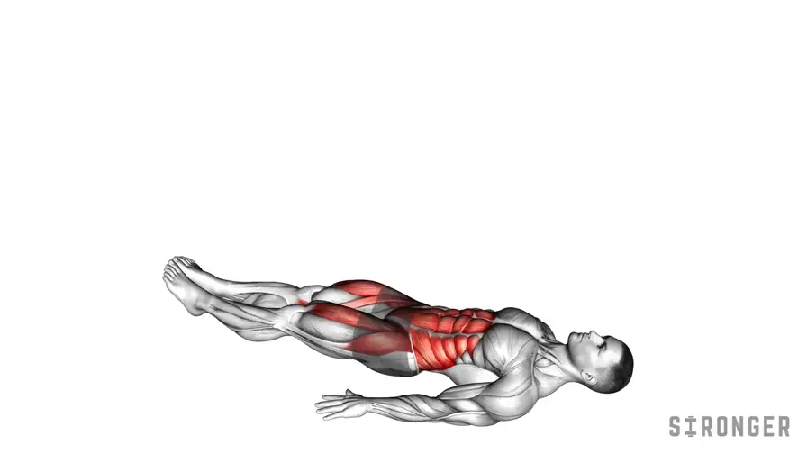 Reverse Crunch demonstration