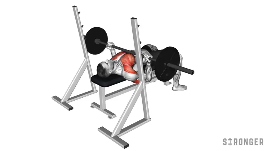 Reverse Grip Barbell Bench Press demonstration