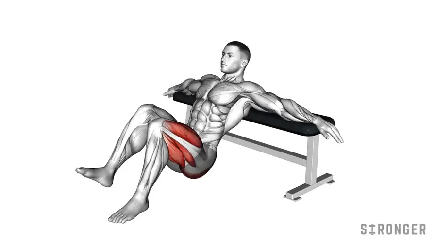 Single Leg Bodyweight Hip Thrust demonstration