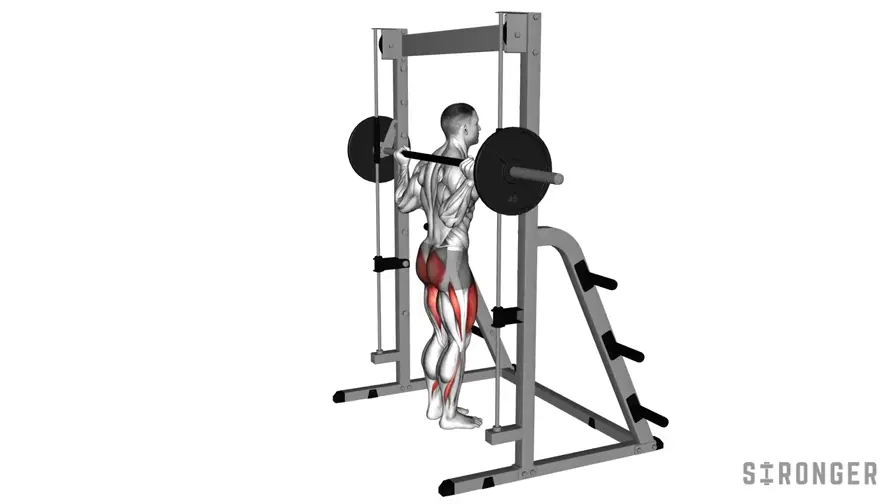 Smith Machine Lunge demonstration