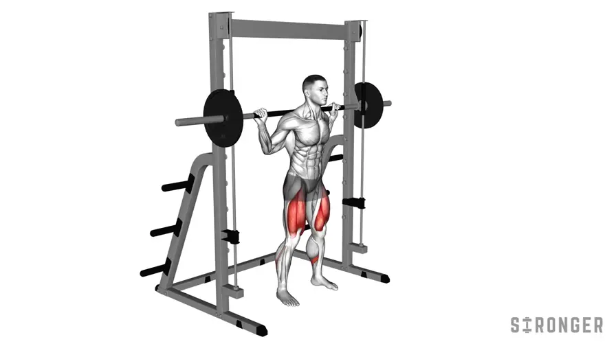 Smith Machine Squat demonstration