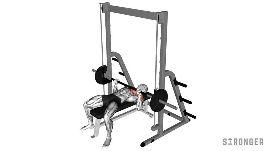Smith Machine Bench demonstration