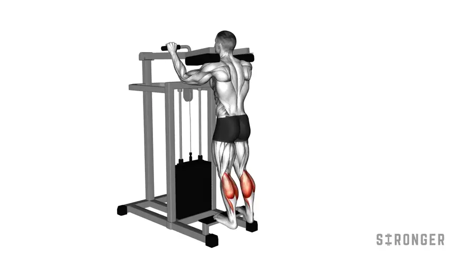 Standing Machine Calf Raise demonstration