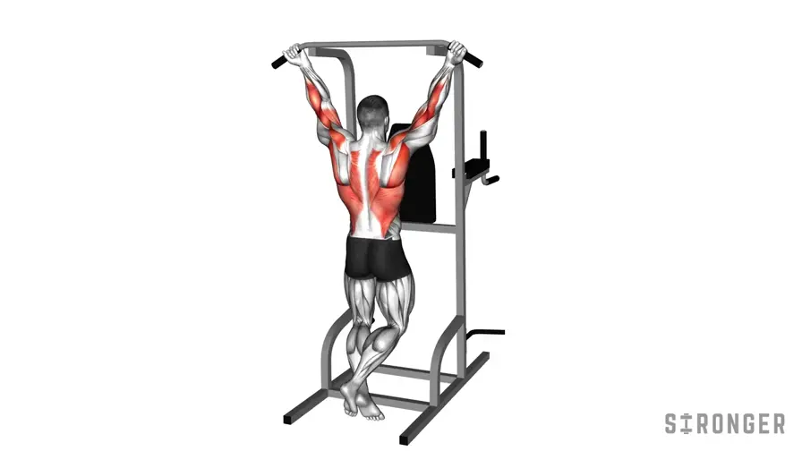 Wide Grip Chin Up demonstration